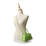 SELF-PORTRAIT The Bow Bag Mini Embellished Top Handle Bag - Image 8