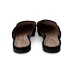 Alberta Ferretti Black Velvet Mule with sequins and beads Size 38 - Image 6