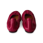 Lanvin Magenta Leather Bow Scrunch Ballet Flats Size 39 - Image 5