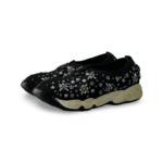 Dior Black Mesh Fusion Floral Embellished Slip On Sneakers Size 39