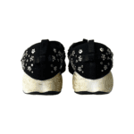 Dior Black Mesh Fusion Floral Embellished Slip On Sneakers Size 39 - Image 5