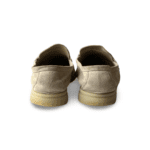 Loro Piana Grey Suede Summer Charms Walk Slip On Loafers Size 37.5 - Image 5