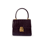 Kwanpen Carina Top Handle Crocodile Bag