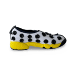 Dior White/Blue Mesh Sequins/Beads Embellished Fusion Sneakers (Size 36) - Image 4