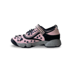 Dior Pink Stretch Fabric Fusion Embellished Low Top Sneakers (Size 38.5) - Image 4