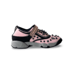 Dior Pink Stretch Fabric Fusion Embellished Low Top Sneakers (Size 38.5) - Image 5