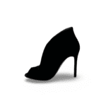 Gianvito Rossi Black Vamp Peep Toe Boots (Size 38) - Image 3