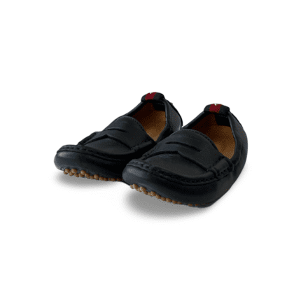 Gucci Kid Black Loafers (Size 25)