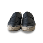 Hermès Noir Trip Goatskin Espadrilles (Size 37) - Image 2