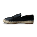 Hermès Noir Trip Goatskin Espadrilles (Size 37) - Image 3