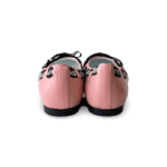 Fendi Pink Leather Ballerina Flats for Girls (Size 30) - Image 5