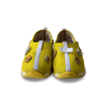Christian Dior Yellow Floral Embellished Fusion Sneakers - Image 2
