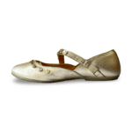 Moschino Metallic Gold Ballet Flats (Size 32) - Image 3
