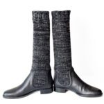 Gucci Knitted High Knee Boots Size 42 - Image 4