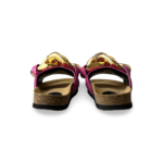 JW Anderson Chain Leather Slide in Fuchsia - Image 7