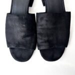 Vince Rachelle 2 Black Suede Block-Heel Mule Sandal - Image 6
