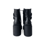 Gucci Buckled Crystal-Embellished Leather Ankle Boots Size 38.5 - Image 7