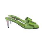 Pedro Garcia Ilora 65mm Mule Heels in Silk Satin Size 38.5 - Image 5