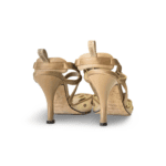 Fendi Beige Mesh and Satin Colibri Pumps - Image 7