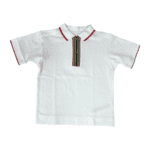 Burberry Kids Icon Stripe Polo Shirt - Size 8Y