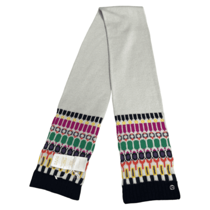 Gucci Wool Scarf in Grey