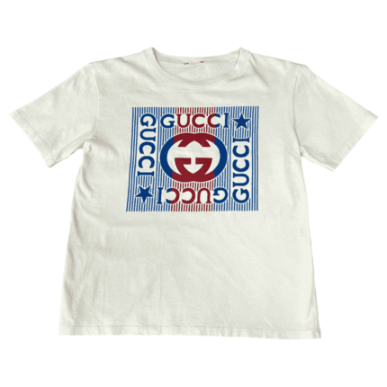 Gucci Kids Interlocking GG-Print T-shirt, Size 8
