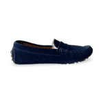 Sacoor Blue Leather Loafers Size 34 - Image 6