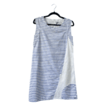 Pre-Loved Jean Paul Gaultier Blue & White Striped Sleeveless Dress