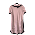 Pre-Loved Gucci Pink and Black Jersey Ruffle Front Dress - Size XL - Image 3