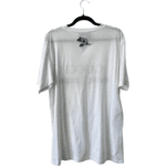 Pre-Loved Gucci White Logo Printed Cotton Distressed T-Shirt - Size S - Image 5
