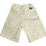 Pre-Loved Gucci Boys Off-White Cotton Embroidered Cat Bermuda Shorts – Size 6/120 - Image 4