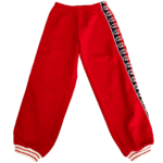Pre-Loved Gucci Kids' Boys Rosso Jogger Pants with GG Side Trim – Size 6
