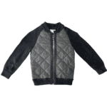 Pre-Loved Hugo Boss Boys Knitted Monogram Zip-Up Jacket – Size 6-114