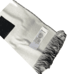 Burberry Wool Jacquard Logo Black Scarf - Image 3