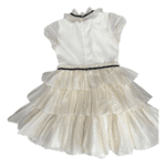 Gucci Beige Ruffled Tulle Dress - Size 8 - Image 2