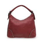 Gucci Red Guccissima Trim Signoria Hobo Medium Bag