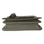 Faure Le Page Gray Coated Canvas and Leather Parade Top Handle Bag - Image 5