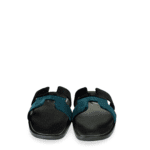 Hermès Oran Sandal Noir / Vert Mousse - Image 2