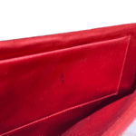 Yves Saint Laurent Orange Textured Patent Leather Belle De Jour Flap Clutch - Image 3