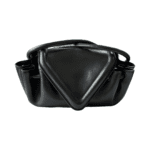 Bottega Veneta Small Beak Flap Crossbody in Black Leather