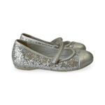 Prada Silver Luna Glitter Princess Shoes Size 25 - Image 4