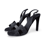 Hermès Ella 105 Sandals Black Size 38