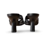 Gucci Black GG Crystal Embellished Mesh Slide 75 Sandals Size 38 - Image 5