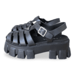 Prada Monolith Rubber Sandals – Black (Size 38) - Image 2