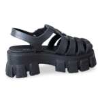 Prada Monolith Rubber Sandals – Black (Size 38) - Image 5