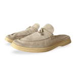 Loro Piana Babouche Charms Walk Mules in Beige Suede – Size 39.5