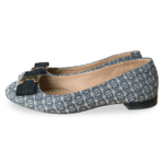 Tory Burch Gemini Link Printed Bow Ballet Flats – Size 38 - Image 2