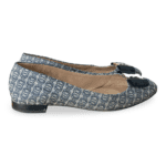 Tory Burch Gemini Link Printed Bow Ballet Flats – Size 38 - Image 3
