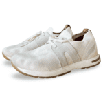 Loro Piana White 360 LP Lady Flexy Walk Wool Sneakers – Size 39
