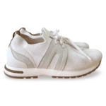 Loro Piana White 360 LP Lady Flexy Walk Wool Sneakers – Size 39 - Image 3